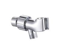 Supporto per soffione doccia in metallo Connettore staffa adattatore braccio doccia montato su snodo a gomito Supporto for testa a tre vie Accessori da bagno(Color2)