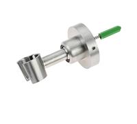 Supporto per soffione doccia in metallo Staffa for testa portatile in acciaio inossidabile montata a parete con supporto for doccia da bagno spazzolato regolabile 360 gradi