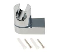 Supporto per soffione doccia in metallo Supporto for soffione doccia regolabile da 1 pezzo con vite, staffa universale for bagno girevole a 360 gradi, supporto placcato in ABS montato a parete(Color1)