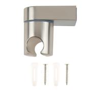 Supporto per soffione doccia in metallo Supporto for soffione doccia regolabile da 1 pezzo con vite, staffa universale for bagno girevole a 360 gradi, supporto placcato in ABS montato a parete(Color2)
