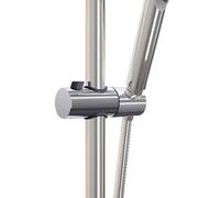 Supporto per soffione doccia per barra scorrevole, barra regolabile per doccetta a mano | morsetto spruzzatore girevole a 360 gradi, supporto di ricambio regolabile per bagno, appartamento casa