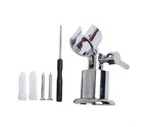 Supporto per soffione doccia regolabile a 180 gradi, staffa in lega di zinco compatibile con più soffioni doccia portatili con viti