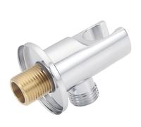 Supporto per soffione doccia resistente alla corrosione con angoli di regolazione, staffe per convertitori doccia, facile da installare per lavori di ristrutturazione domestica, supporto nascosto