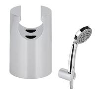 Supporto per Soffione Doccia, Staffa per Doccia Portatile per Montaggio a Parete Staffa per Supporto Semplice Impermeabile Forniture per Bagno per Bagno di Casa Toilette Dell'Hotel(D'argento)