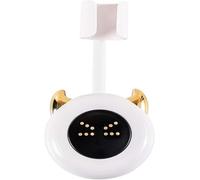 Supporto per soffione doccia, Supporto for soffione doccia con angolazione regolabile, luce, supporto for maniglia di lusso, gancio, 1 pezzo(Black)