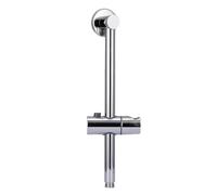 Supporto per soffione doccia, supporto per doccia portatile regolabile in altezza Barra di scorrimento per doccia Supporto per doccia a mano in rame lucido da 14,2 pollici per