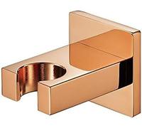Supporto Per Soffione Doccia Supporto Per Soffione Doccia Portatile In Ottone Supporto Per Staffa Per Doccia A Parete Supporto Per Doccia Quadrato,Oro Rosa,HaoAMZ