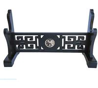 Supporto per spada spaziale Supporto per spada Tai Chi nero Supporto per arma Espositore per spada giapponese Samurai Appendiabiti e supporto per spada standard Supporto per spada a strati (1 Livello)
