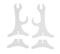 Supporto per spada Supporto per esposizione per spada da samurai con base stabile in acrilico premium a due strati per esposizione della collezione di decorazioni per la casa (Trasparente)