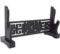 龍 Supporto per spada Supporto per spada Tai Chi nero Supporto per arma Espositore per spada giapponese Samurai Appendiabiti e supporto per spada standard Supporto per spada a strati (1 Livello)