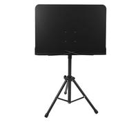 Supporto per Spartiti Portatile e Stabile, Altezza Regolabile, Piedini Antiscivolo, Adatto per Chitarra, Violino e Altro, Leggero e Compatto, Ideale per Musicisti e Studenti (Nero)