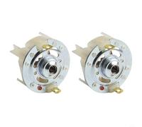 Supporto per spazzole di carbone di ricambio per RS775 RS750 RS755, accessori per motore per utensili elettrici, struttura in plastica e metallo, compatibile con Bosch per Makita (2 porta spazzole in