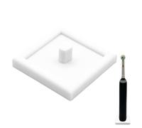 Supporto per spazzolino elettrico compatibile con le principali marche, incluso vassoio antigoccia (bianco, singolo)