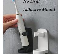 Supporto per spazzolino elettrico, rastrelliera da parete per spazzolini, organizer da bagno, supporto per rasoio, compatibile con il 98% degli spazzolini (testina standard), può essere posizionato in