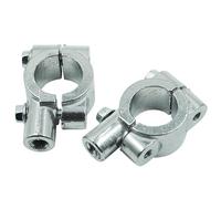 Supporto per specchietto manubrio moto | Morsetto specchietto retrovisore manubrio | per la modifica del supporto dello specchio del motociclo da 1 paio per manubri da 22 mm o 25 mm