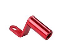 Supporto Per Specchietto Retrovisore Adattatore Specchietto Retrovisore Manubrio In Lega Alluminio Supporto Per Telefono Cellulare Staffa Espansione Riser Mount Extender(RED)