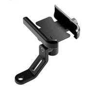 Supporto Per Specchietto Retrovisore E Cellulare Da Manubrio In CNC Moto Per Loncin VOGE SR4 MAX SR4MAX 2022 2023 2024(Black,Mirror Type)