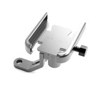 Supporto Per Specchietto Retrovisore E Cellulare Da Manubrio In CNC Moto Per Loncin VOGE SR4 MAX SR4MAX 2022 2023 2024(Argento,Mirror Type)