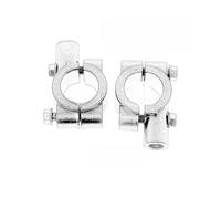 Supporto Per Specchietto Retrovisore Per Manubrio Moto, 22 Mm, 10 Mm, 8 Mm, 10 Mm, 25 Mm Morsetto Adattatore(Silver 10mm 25mm)