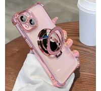 Supporto per specchio da trucco magnetico anti-caduta trasparente, compatibile con iPhone 17/6/7/8/X/XS/XR/11/12/13/14/15/16e, Galaxy S22/23/24, A04/05/06/A07/A17/A14/A15/A16/A24/A25/A34, Note 7/8/9/1
