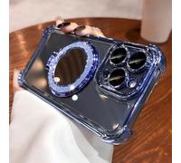 Supporto per specchio da trucco magnetico anti-caduta trasparente, compatibile con iPhone 17/6/7/8/X/XS/XR/11/12/13/14/15/16e, Galaxy S22/23/24, A04/05/06/A07/A17/A14/A15/A16/A24/A25/A34, Note 7/8/9/1