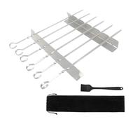 Supporto Per Spiedini Da Griglia, Portakebab, Cucina In Acciaio Inossidabile Per Barbecue, Grigliate All'aperto E Picnic