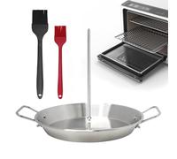Supporto per spiedino in acciaio inossidabile, spiedino per spiedino alpistolo girevole alpistol becanina bbq alpastor spiedino in acciaio inossidabile acciaio inossidabile bias sesning