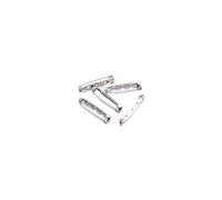 Supporto per spille da balia da decorare con fimo, confezione da 10, colore: grigio, 45