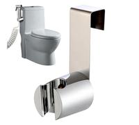 Supporto per spruzzatore per bidet, in acciaio , pieghevole | Supporto per doccetta WC per bagno, doccia, casa, camper, palestra, hotel, spa, cura giornaliera