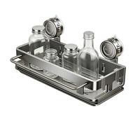 Supporto per spugna a, da parete, organizer per drenaggio, bagno, per strofinacci, spugna, tappo di scarico per shampoo, sapone, gel doccia, e altri