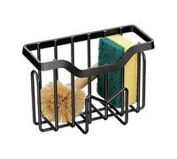 Supporto per spugna per lavello da cucina, supporto per spugna per lavello da 17,5 x 9,5 x 12 cm, mensola per lavapiatti, mensola per lavello da cucina con organizer per magazzino
