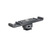 Supporto per Staffa di Estensione per Slitta A Contatto Freddo per Fotocamera, Cellulare, Video Vlog, Luce, Piastra di Montaggio A Tripla Slitta A