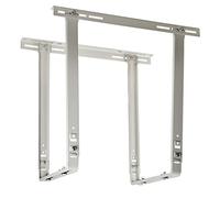 Supporto per staffa di montaggio a soffitto del condizionatore d'aria, staffe di supporto montate in alto per unità condensatore AC senza condotto, ripiano salvaspazio per base pompa di calore
