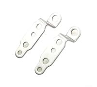 Supporto per staffa di montaggio per moto, 2 pezzi, in acciaio inox 304, per indicatori di direzione, fendinebbia, faro anteriore posteriore sinistro e destro