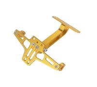 Supporto Per Staffa Targa Posteriore Per Moto Supporto Universale Per Parafango Per In Lega Di Alluminio Telaio Targa Regolabile Moto(Yellow)
