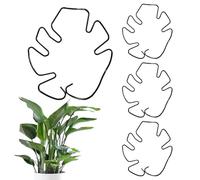 Supporto per staminali per piante, supporto Monstera, set di 4 scalatori | Tronco di piante staminali supporta inserti riutilizzabili Monstera per una crescita fiorente