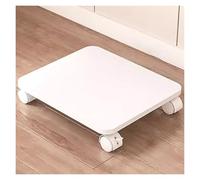 Supporto per stampante compatto con ruote bloccabili sotto la scrivania, per stampante e carrello, per casa, ufficio, design salvaspazio (bianco C40 x 35)