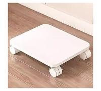 Supporto per stampante con ruote bloccabili sotto la scrivania, carrello per stampante per casa e ufficio, supporto compatto bianco per stampante (A35 x 30)