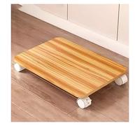 Supporto per stampante con ruote bloccabili sotto la scrivania, carrello per stampante, per casa e ufficio, supporto compatto beige per stampante mobile (D-50 x 35)