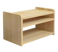 Supporto per stampante in legno da scrivania, piccolo scaffale per stampante da ufficio, libreria, file nizer, compatto, ideale per l'installazione di casa e ufficio