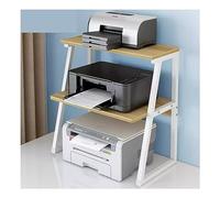 Supporto per stampante in legno Scaffale per stampante in metallo Home Office nizer Copier Rack di stoccaggio Desktop stazione di finitura Tavolo stampante per ufficio Supporto da tavolo