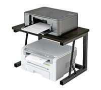 Supporto per stampante in legno Tavolo per stampante in metallo Home Office Stampante nizer Copier Rack di stoccaggio Desktop Finitura Rack Scaffale stampante per spazio di lavoro efficiente
