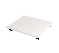 Supporto per stampante mobile con ruote, ripiano girevole sotto la scrivania, per casa e ufficio, scaffale mobile salvaspazio per stampante e CPU