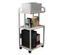 Supporto per Stampante Multistrato per impieghi gravosi Supporto per Torre Host per Ufficio Domestico con Ruote Supporto per Torre per Computer (Colore: C) (A)