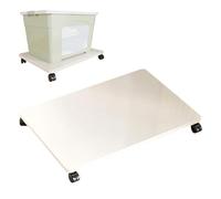 Supporto Per Stampante - Supporto Per Stampante Con Capacità Di 35 Kg, Ripiano Portatile Sotto Scrivania Con 4 Rotelle | Organizzatore Multiuso Per Lavatrice, Impianto, Porta, Valigia, Elettrodomestic