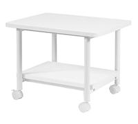 Supporto Per Stampante, Supporto Per Stampante, Supporto Per Stampante A 2 Livelli, Carrello Per Stampante Con Ruote E 2 Ripiani Di Stoccaggio, Supporto Mobile Per Riporre Macchine Per Ufficio Domest