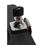 System-S Supporto per asta a 360°, con serratura per iPad Mini 6 (2021), colore: nero