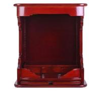 Supporto per statua di Buddha, in legno massello, armadietto per altare buddista, per esporre la casa, 39,9 x 51,1 cm, perfetto per decorazioni spirituali e organizzazione