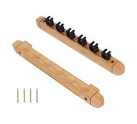 Supporto per stecca da biliardo realizzato a mano in legno a 8 posizioni, base sicura che non si rovina, per riporre bastoncini da biliardo per la casa