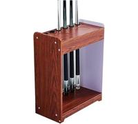 Supporto per stecche da biliardo, contiene 6 bastoncini da biliardo, struttura in legno, ideale per casa e club sportivi, organizer per accessori da tavolo